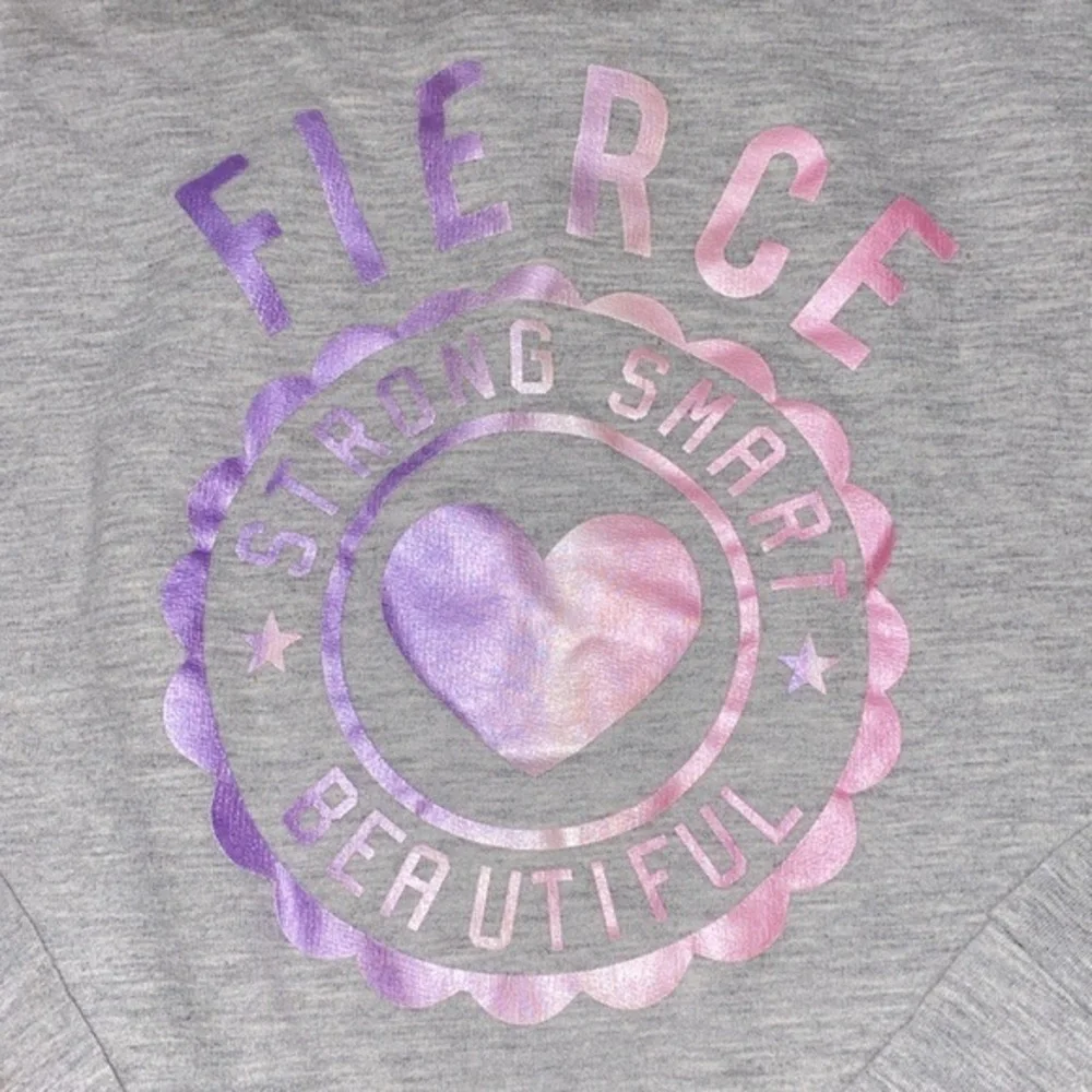 Justice grey sweatshirt